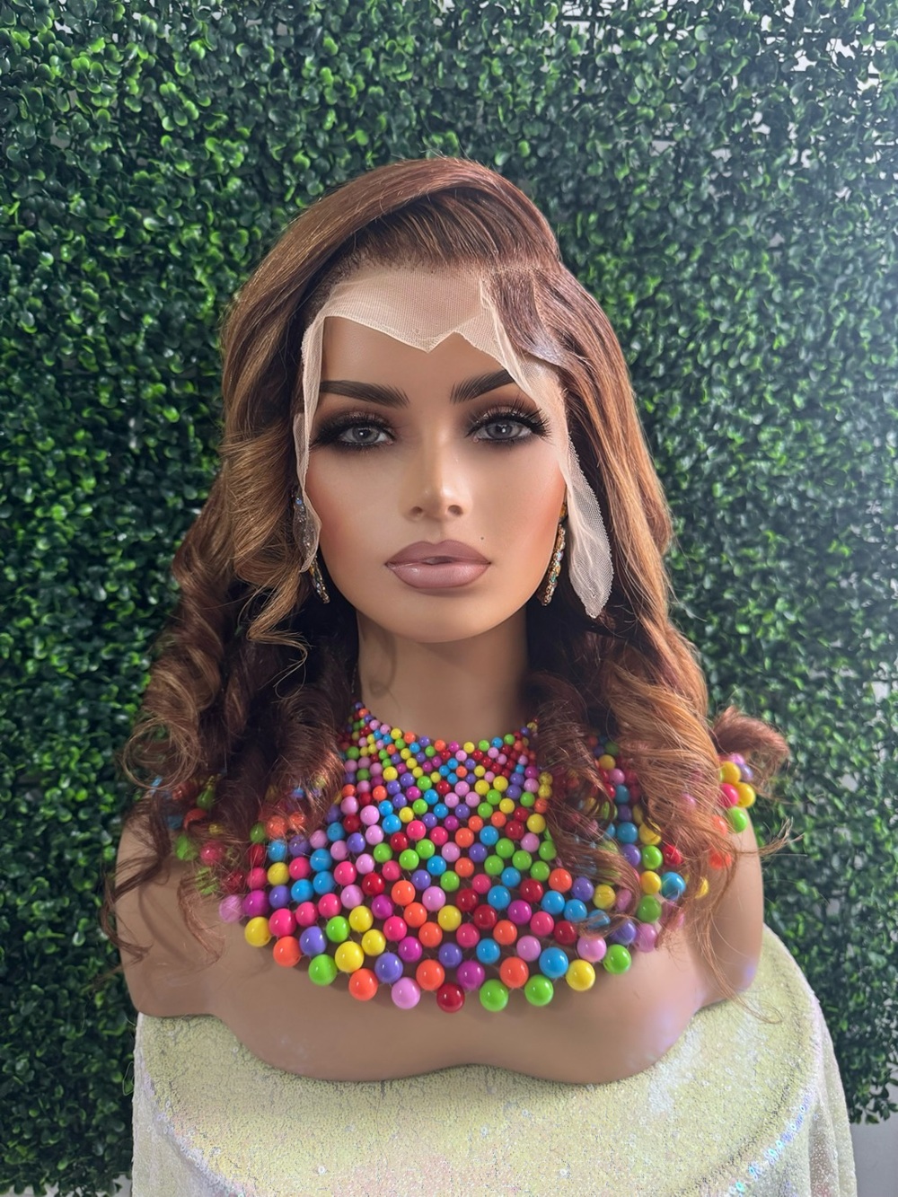 Human hair frontal wig